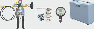 Kit hidráulico de calibración de presión LR-Cal LPP-KIT con LR-Cal LDM 70-K50