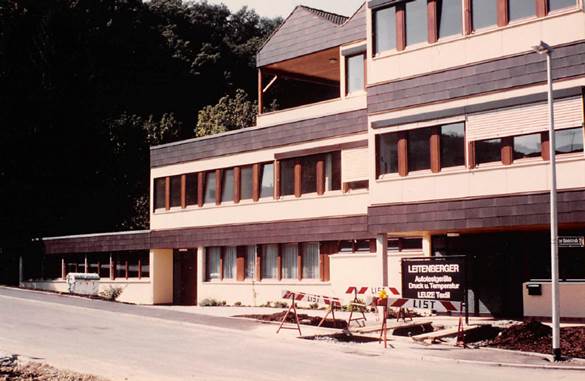 Company building of the LEITENBERGER group after moving to Kirchentellinsfurt in 1987.