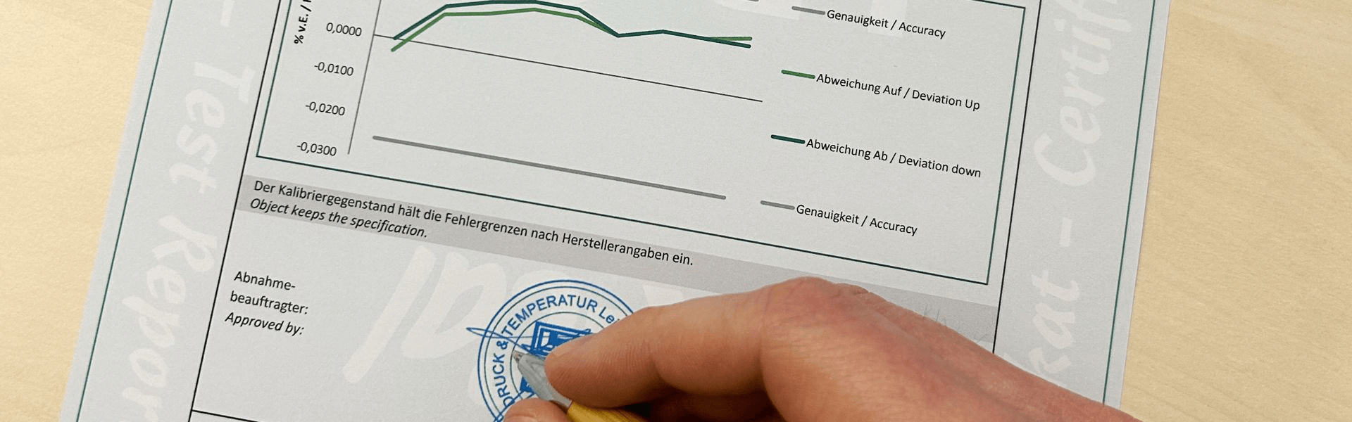 Kalibrierdienstleistungen