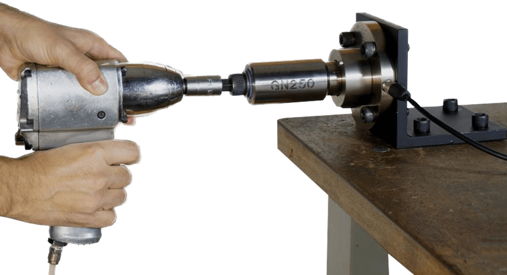 LR-Cal LFC-GN in der Anwendung mit Winkeladapter