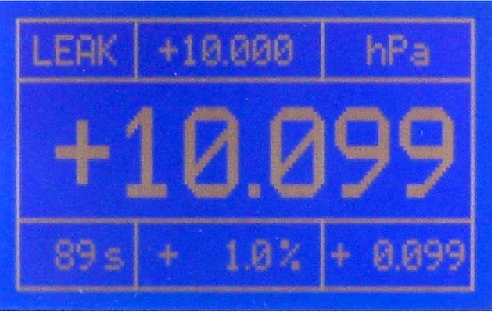 LR-Cal LCC 100 Bildschirm LEAK