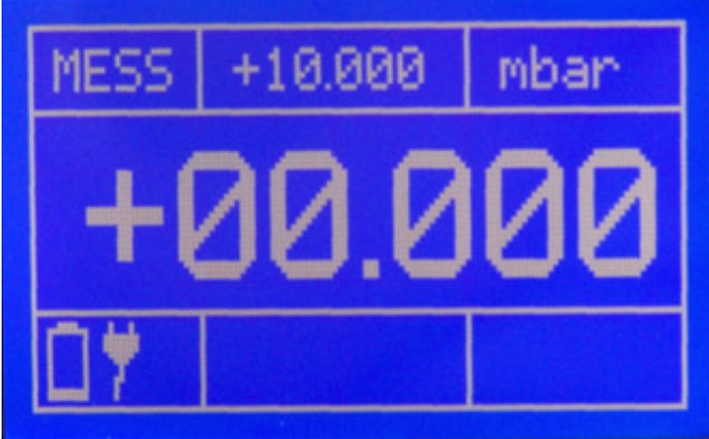 LR-Cal LCC 100 Bildschirm MESS