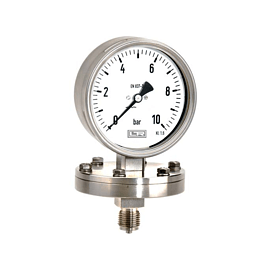 Plattenfedermanometer