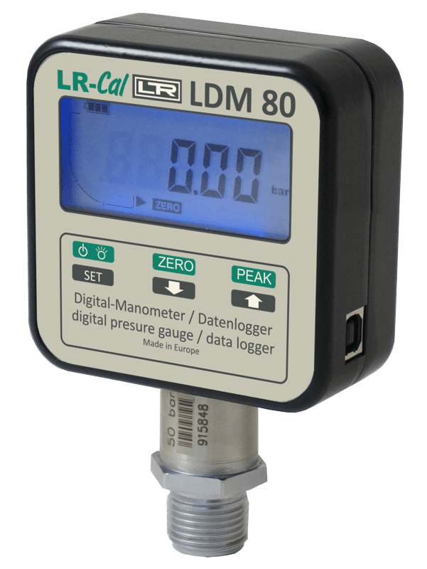 LR-Cal LDM 80 digital reference pressure gauge