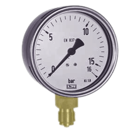 Bourdon tube pressure gauge - industrial version DN 250