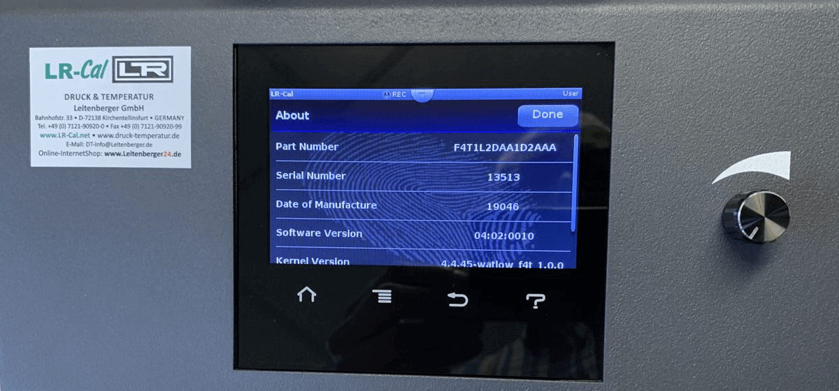 Touch Screen Temperaturkalibrierbäder LR-Cal LTC 100/200-F