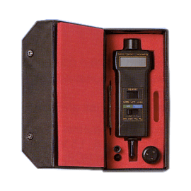 MT 6000 digital handheld tachometer in protection case