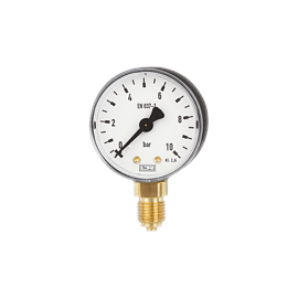 Bourdon tube pressuge gauge - standard version