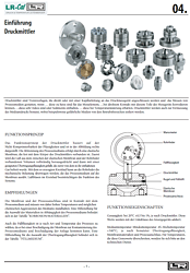 PDF: Overview datasheet "Diaphragm seals" DE