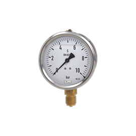 Glycerine filled pressure gauge DN 100