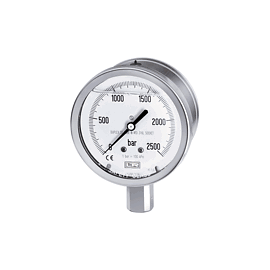 Safety execution all st.st. pressure gauges DS 100+150 overpressure safe