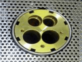 Blockeinsatz von oben beim LR-Cal LTC-DB-0600-35