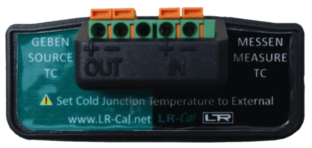 Elektrische Anschlüsse des LR-Cal LTC 100