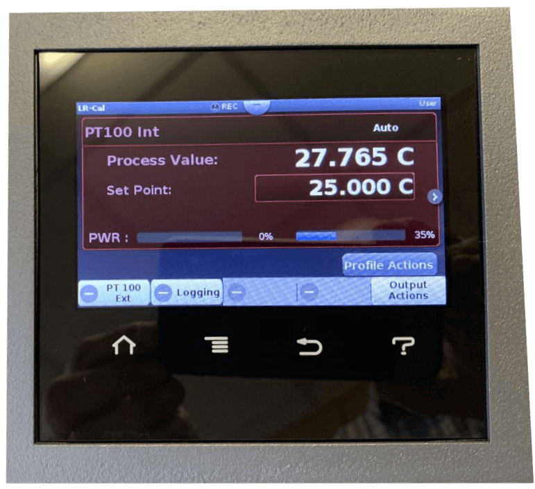 Touch Screen Temperaturkalibrierbäder LR-Cal LTC 100/200-F