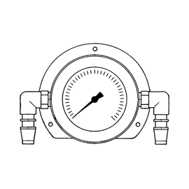 Kapselfeder-Differenzdruckmanometer 023