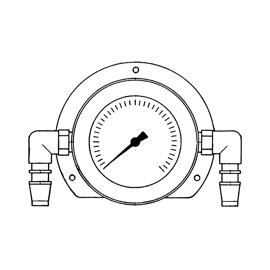 Manomètre à pression différentielle à capsule 023